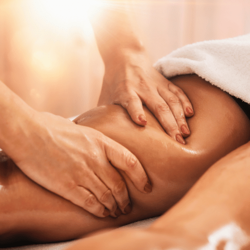 anti cellulite massage being performed in Dronfield