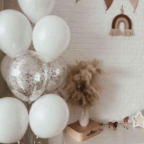 a birthday celebration set up for group massage