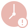 a clock to demonstrate opening times